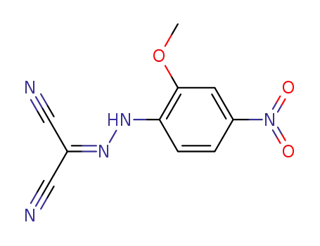 Molecular Structure of 64691-85-6 ([(2-methoxy-4-nitrophenyl)hydrazono]propanedinitrile)