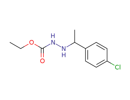 Molecular Structure of 69353-13-5 (3-(p-Chloro-α-methylbenzyl)carbazic acid ethyl ester)