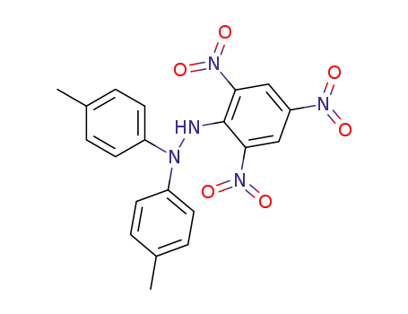 Molecular Structure of 6947-28-0 (1,1-bis(4-methylphenyl)-2-(2,4,6-trinitrophenyl)hydrazine)