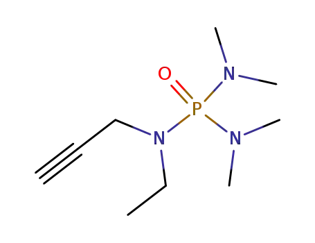 Molecular Structure of 59950-91-3 (Phosphoric triamide, N-ethyl-N',N',N'',N''-tetramethyl-N-2-propynyl-)