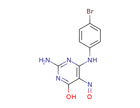 4(3H)-Pyrimidinone,2-amino-6-[(4-bromophenyl)amino]-5-nitroso- cas  6939-50-0