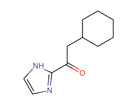 Molecular Structure of 69393-22-2 (2-Cyclohexyl-1-(1H-imidazol-2-yl)ethanone)