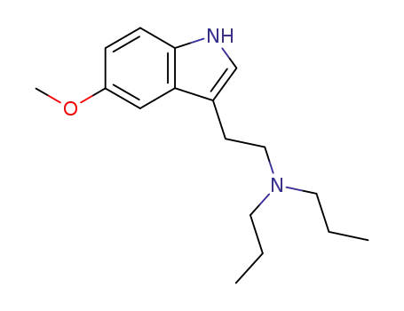 Molecular Structure of 69496-75-9 (5-Methoxy-N,N-dipropyltryptamine)