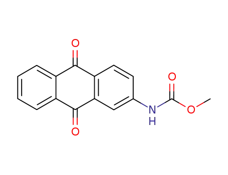 Molecular Structure of 6937-79-7 (methyl (9,10-dioxo-9,10-dihydroanthracen-2-yl)carbamate)