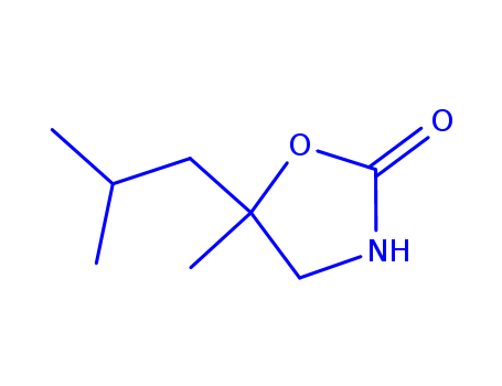 2-OXAZOLIDINONE,5-ISOBUTYL-5-METHYL-