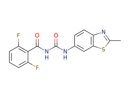 Benzamide,2,6-difluoro-N-[[(2-methyl-6-benzothiazolyl)amino]carbonyl]- cas  64862-36-8