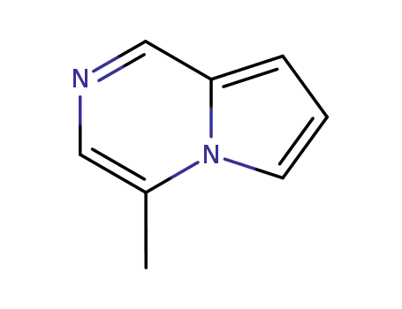 Molecular Structure of 64608-60-2 (Pyrrolo[1,2-a]pyrazine, 4-methyl- (9CI))