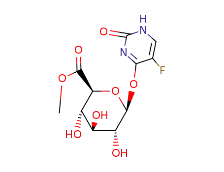 Methyl 1-(5-fluoro-1H-2-oxopyrimidin-4-yl)-beta-D-glucopyranuronate