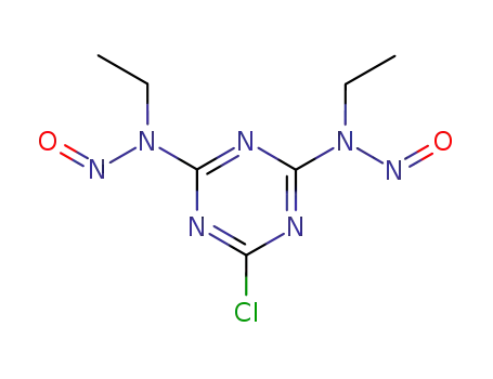 Molecular Structure of 126381-11-1 (N,N'-Dinitrososimazin)