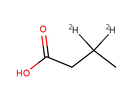 Molecular Structure of 64833-96-1 (BUTYRIC-3,3-D2 ACID)