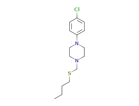 Piperazine,1-[(butylthio)methyl]-4-(4-chlorophenyl)- cas  6954-51-4