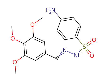 4-amino-N-[(Z)-(3,4,5-trimethoxyphenyl)methylideneamino]benzenesulfonamide
