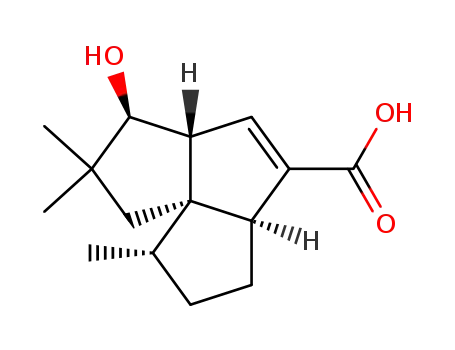 (1R,8aS)-1,2,3,3aα,5aβ,6,7,8-Octahydro-6β-hydroxy-1α,7,7-trimethylcyclopenta[c]pentalene-4-carboxylic acid