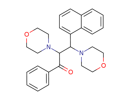 1-Propanone,2,3-di-4-morpholinyl-3-(1-naphthalenyl)-1-phenyl-