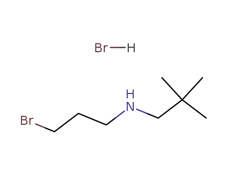 Molecular Structure of 6947-78-0 (N-(3-bromopropyl)-2,2-dimethylpropan-1-amine)