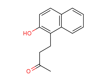 Molecular Structure of 6947-69-9 (4-(2-hydroxynaphthalen-1-yl)butan-2-one)