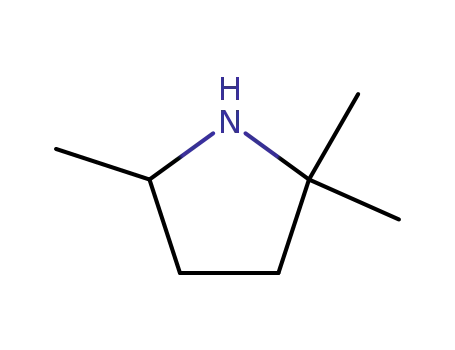 Molecular Structure of 6496-48-6 (2,2,5-trimethylpyrrolidine)