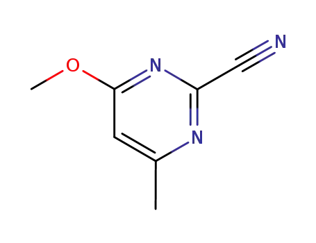 2-Pyrimidinecarbonitrile, 4-methoxy-6-methyl- (6CI,9CI)