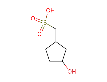 Cyclopentanemethanesulfonic acid, 3-hydroxy-, cis- (9CI)