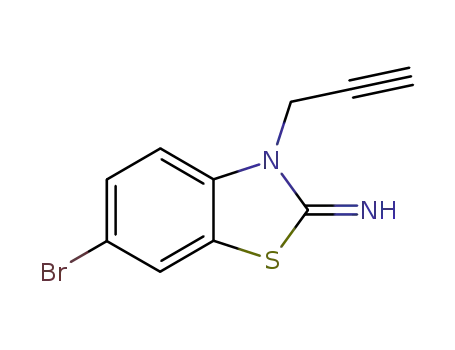 6-bromo-3-(prop-2-yn-1-yl)benzo[d]thiazol-2(3H)-imine
