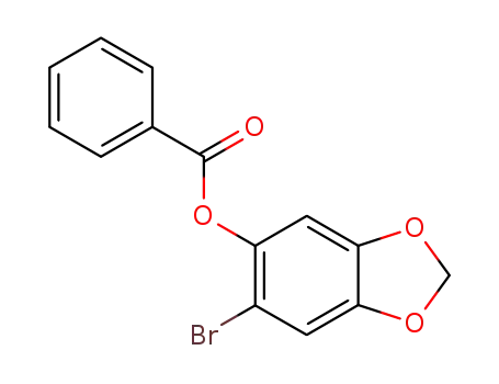 Molecular Structure of 6936-58-9 (6-bromo-1,3-benzodioxol-5-yl benzoate)