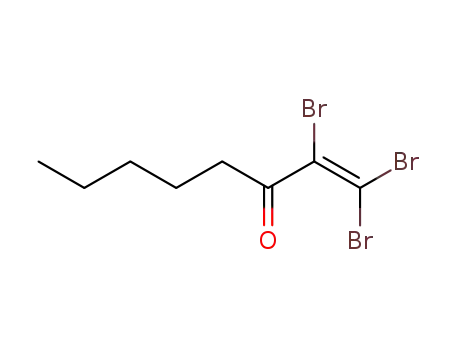 Molecular Structure of 64785-96-2 (1,1,2-tribromooct-1-en-3-one)