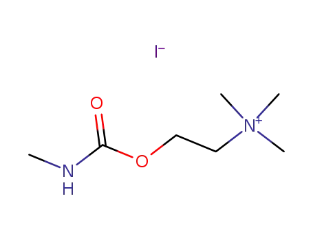 Molecular Structure of 64961-04-2 (Ethanaminium,N,N,N-trimethyl-2-[[(methylamino)carbonyl]oxy]-, iodide (1:1))