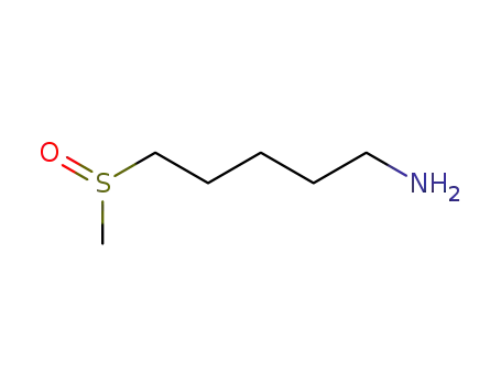 Molecular Structure of 908337-04-2 (4-(METHYLSULFINYL)-1-BUTYLAMINE)