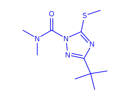 3-tert-ブチル-N,N-ジメチル-5-メチルチオ-1H-1,2,4-トリアゾール-1-カルボアミド