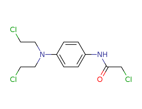 Acetamide,N-[4-[bis(2-chloroethyl)amino]phenyl]-2-chloro- cas  64977-03-3