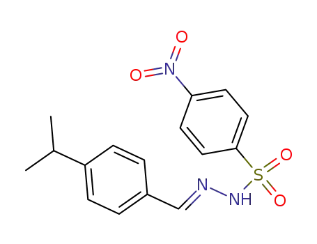 4- 니트로 -N-[(4- 프로판 -2- 일 페닐) 메틸 리덴 아미노] 벤젠 설폰 아미드