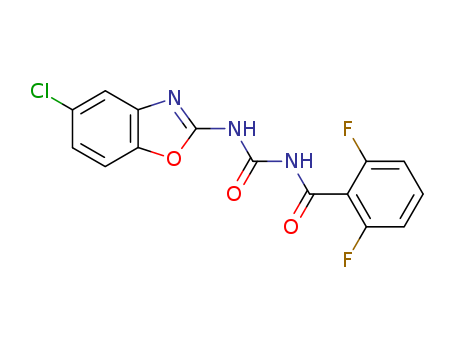 Benzamide,N-[[(5-chloro-2-benzoxazolyl)amino]carbonyl]-2,6-difluoro-