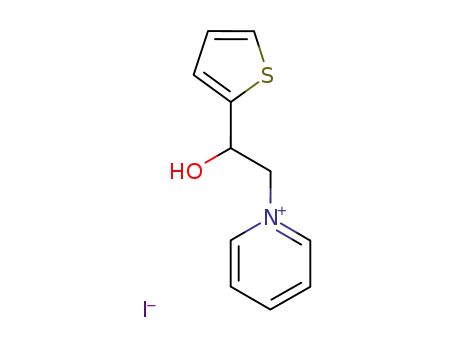 Molecular Structure of 6935-88-2 (1-[2-hydroxy-2-(thiophen-2-yl)ethyl]pyridinium)