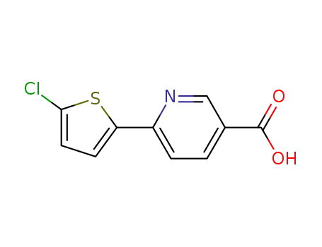 Molecular Structure of 649557-64-2 (6-(5-Acetylthiophen-2-yl)-nicotinic acid)
