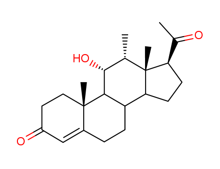 Pregn-4-ene-3,20-dione,11b-hydroxy-12a-methyl- (7CI,8CI) cas  1048-86-8