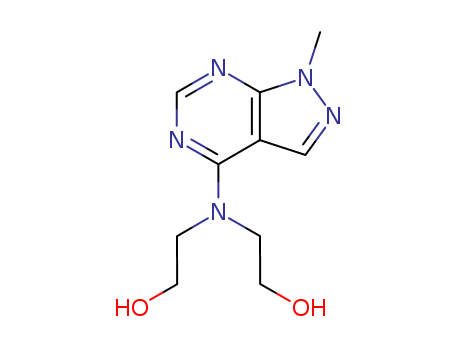 Ethanol,2,2'-[(1-methyl-1H-pyrazolo[3,4-d]pyrimidin-4-yl)imino]bis- cas  6950-18-1