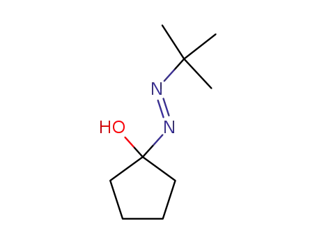 Molecular Structure of 50265-78-6 (Cyclopentanol, 1-[(1,1-dimethylethyl)azo]-, (E)- (9CI))