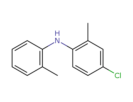 Molecular Structure of 64633-32-5 (4-chloro-2-methyl-N-(2-methylphenyl)aniline)