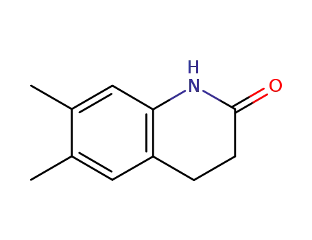 Molecular Structure of 6957-99-9 (6,7-dimethyl-3,4-dihydroquinolin-2(1H)-one)