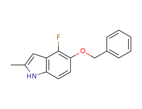4-Fluoro-2-methyl-5-(phenylmethoxy)-1H-indole
