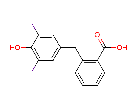 Benzoic acid,2-[(4-hydroxy-3,5-diiodophenyl)methyl]-