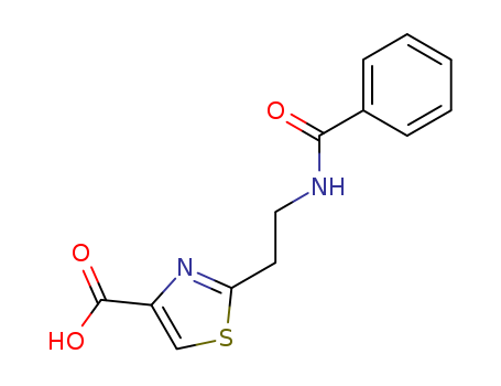 4-Thiazolecarboxylicacid, 2-[2-(benzoylamino)ethyl]- cas  64949-89-9