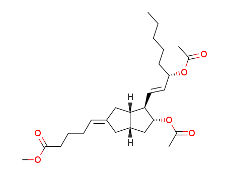 (-)-(5E)-9(O)-methanoprostacyclin methyl ester 11,15-diacetate