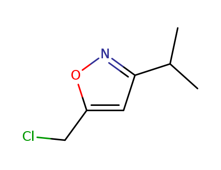 Isoxazole, 5-(chloromethyl)-3-(1-methylethyl)- (9CI)