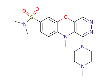 N,N,10-トリメチル-1-(4-メチル-1-ピペラジニル)-10H-ピリダジノ[4,5-b][1,4]ベンゾオキサジン-7-スルホンアミド