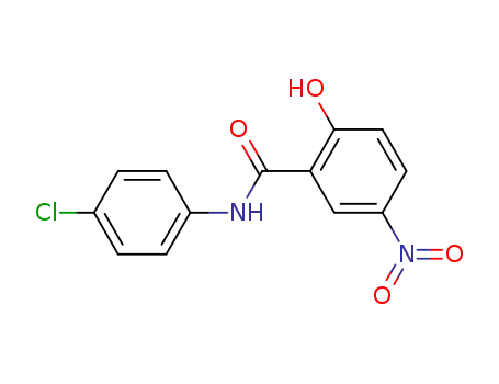 Molecular Structure of 6490-98-8 (4CHLORO5NITROSALICYLANILIDE)