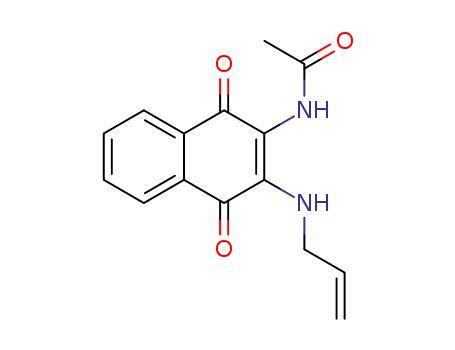 Acetamide,N-[1,4-dihydro-1,4-dioxo-3-(2-propen-1-ylamino)-2-naphthalenyl]-