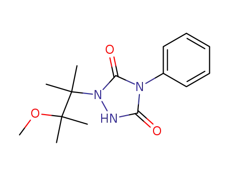 1-(2-Methoxy-1,1,2-trimethyl-propyl)-4-phenyl-[1,2,4]triazolidine-3,5-dione