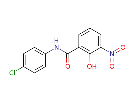 Molecular Structure of 6490-99-9 (4CHLORO3NITROSALICYLANILIDE)