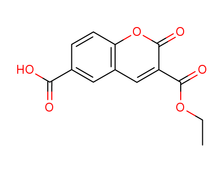 2H-1-Benzopyran-3,6-dicarboxylic acid, 2-oxo-, 3-ethyl ester